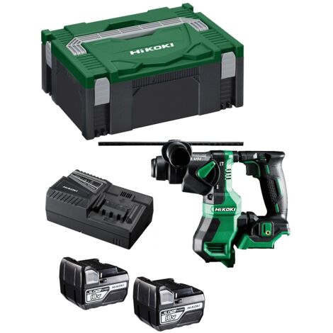 Perforateur SDS-Plus 18V HIKOKI DH18DPAWPZ 2 x 5,0Ah en coffret