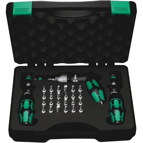 Set di cacciaviti dinamometrici 7440/41/42 27 pezzi 0,3-6 Nm regolabile WERA