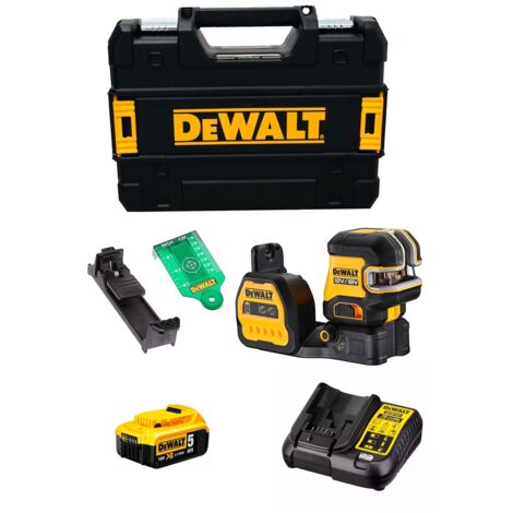 Laser Autolivellante DeWALT DCE088NG18P1T (1 x 5,0 Ah + DCB107 + TSTAK II)