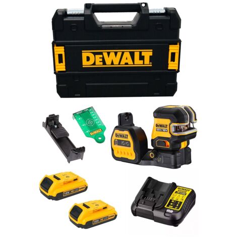 Laser Autolivellante DeWALT DCE088NG18D2T (2 x 2,0 Ah + DCB107 + TSTAK II)