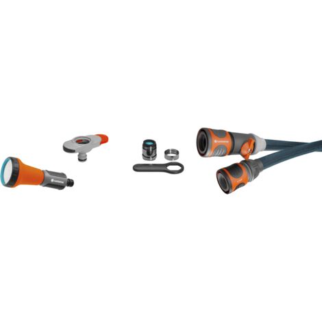 GARDENA Liano™ Xtreme 10m, 13mm (1/2") Tubo acqua giardino estremamente resistente, compatto e leggero, con raccordi per rubinetto da interno e lancia irrigazione (18490-20)