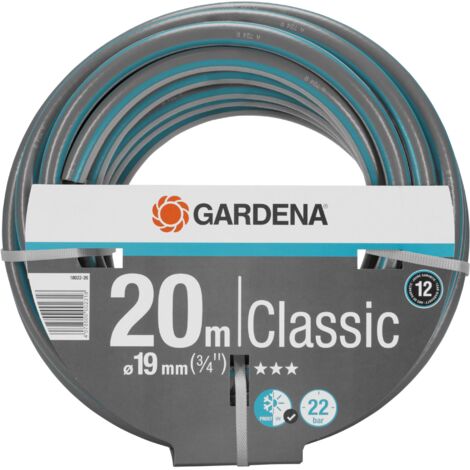 GARDENA Tubo acqua da giardino Classic 20 m, 19 mm (3/4") per irrigazione e giardinaggio (18022-20)