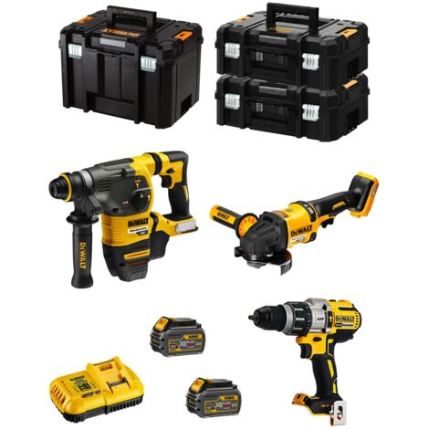 DeWALT Kit FVK381T2HD-QW 54V/18V (DCH333 + DCD996 + DCG418 + 2 x 6,0 Ah + DCB118 + 2 x TSTAK II + TSTAK VI)