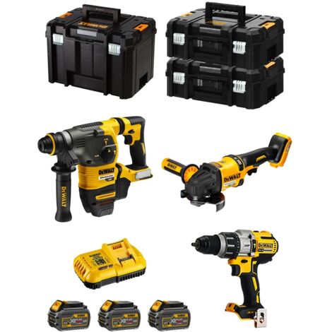 DeWALT Kit FVK381T3HD-QW 54V/18V (DCH333 + DCD996 + DCG418 + 3 x 6,0 Ah + DCB118 + 2 x TSTAK II + TSTAK VI)