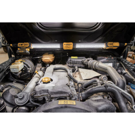 Attrezzi Cantieri Faro LED Ricaricabile 60W Per Batterie DeWalt 18V - Luce Da Lavoro Portatile 4500LM Con USB Per Cantieri, Emergenze, Campeggio Faro Compatibile Batterie Dewalt - Foto 3