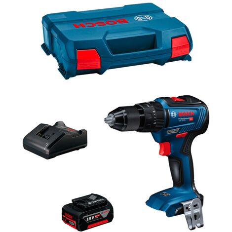 Trapano a Percussione BOSCH GSB 18V-55 (1 x 4,0 Ah + GAL18V-20 + L-Case) (1/5)