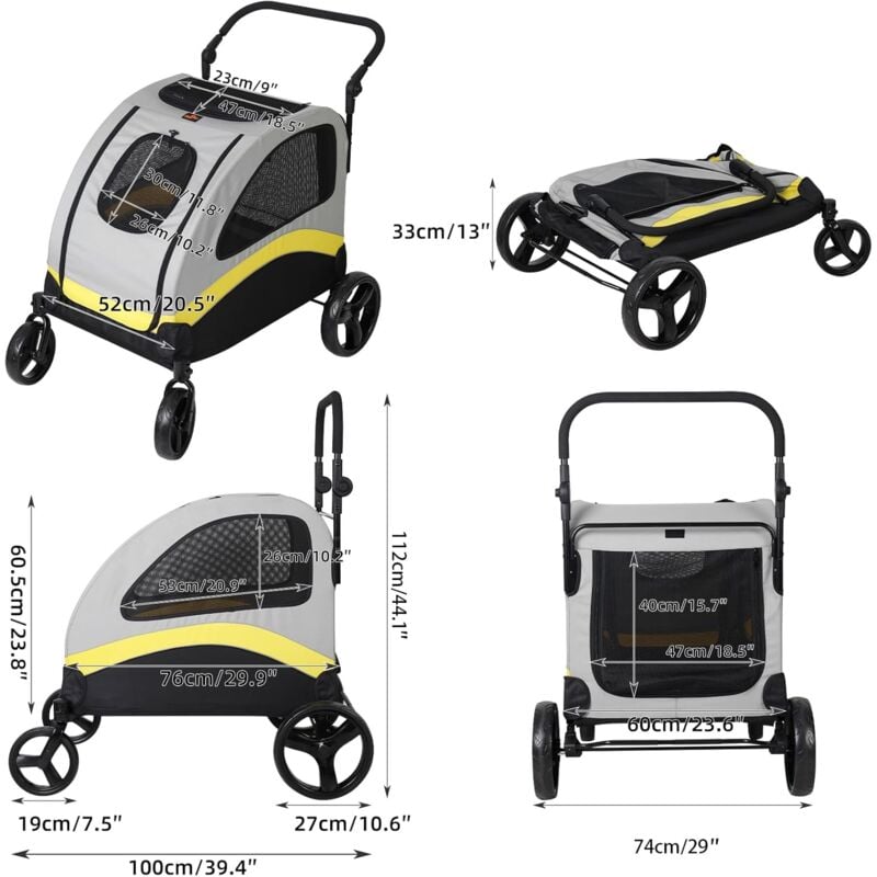 Trasportino Per Gatti/Cani Morpilot Con Ruote - Approvato Compagnie Aeree, Pieghevole - Foto 5