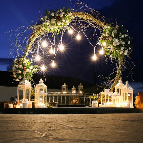 2,2m Arco Palloncino di Nozze Struttura Metallo Rotondo Porta Arco Sfondo  Nuziale Matrimonio Feste Decorativo