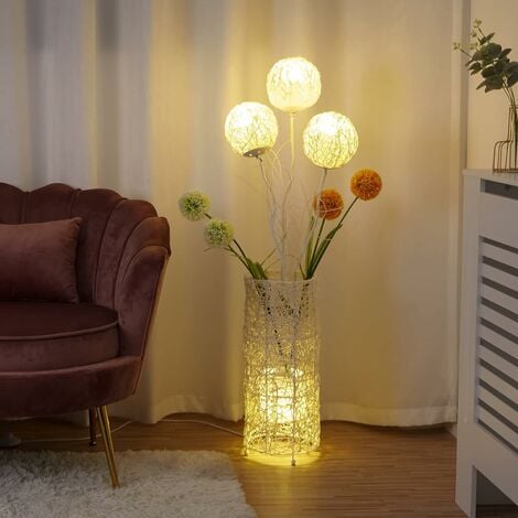 Lampada da Terra Moderna Piantana Decorativo con LED Fatto a Mano