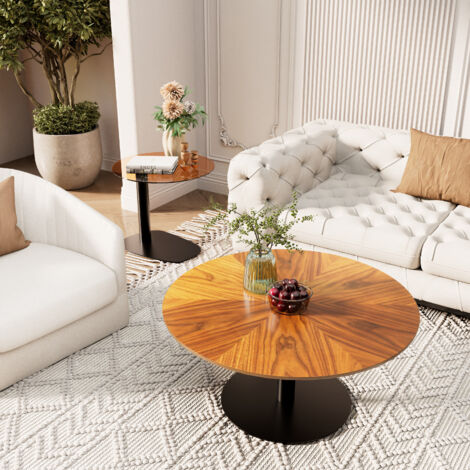 YITAHOME Tavolino Da Caffè Con Piano Rialzabile, Tavolino Da Salotto Legno Moderno Per Divano, Camera Da Letto, 60 X 60 X 45 Cm - 3