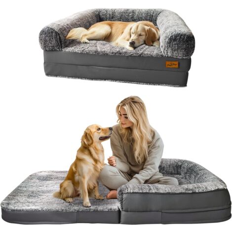 BingoPaw Cuccia Letto per cani Umani a misura d'uomo Gigante Taglia Grande 180x95x10 cm
