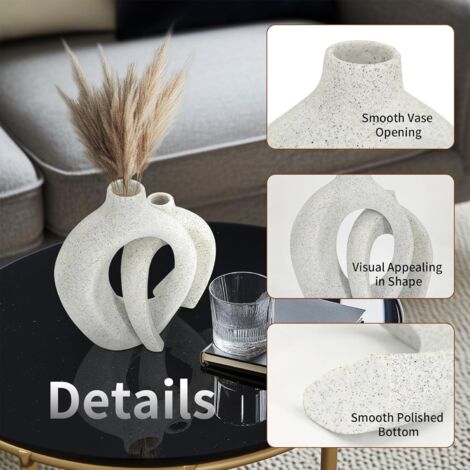 Vaso da fiori in alluminio in stile moderno per la decorazione della casa e del