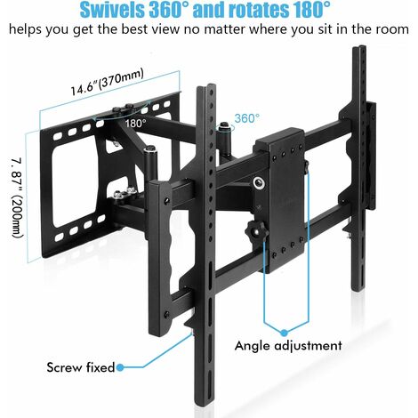Supporto TV Da Parete Orientabile E Inclinabile – Braccio Allungabile Per TV 32''-165 Cm (fino A 35 Kg) - 3