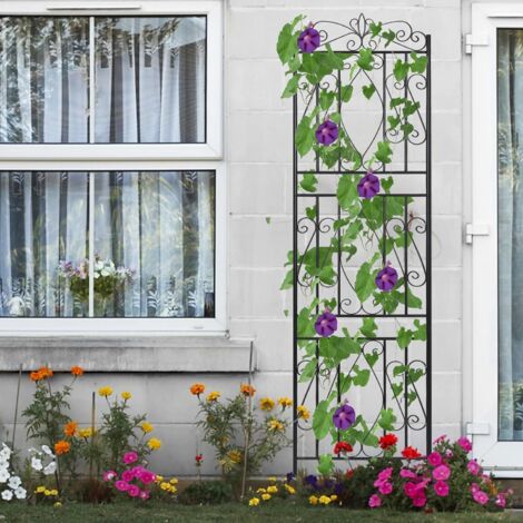 Traliccio da Giardino per Piante Rampicanti Metallo 2 Pz, Rotondo Decorativo Metallo Giardino Pali di Supporto Pianta per Indoor ed Outdoor Ivy Hoya Pianta