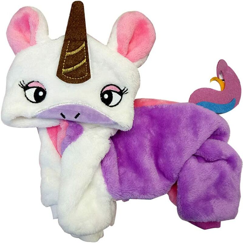 Halloween o todos los días Navidad animal unicornio perro, gato, cachorro, ropa de vestuario, ropa para mascotas, ropa para perros y gatos, S.