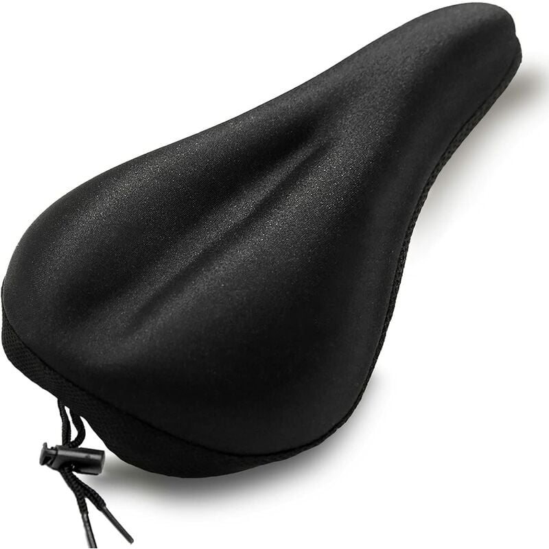 Funda de Gel para Asiento de Bicicleta, Cojín para Asiento de Bicicleta Premium, Funda Acolchada para Asiento de Bicicleta, Cojín para Asiento de Bicicleta para Mujer Comodidad para Hombres Compatible con Bicicletas de Spinning, de Interior y de Exterior.