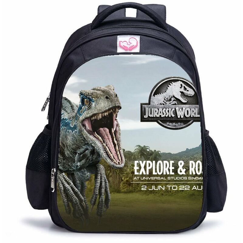 Mochila de dinosaurio animal 3d para niños escuela niños mochila escolar Adecuado para la escuela, acampar, viajar, ir de excursión, salir de fin de semana, ir de compras, montar a caballo (B)