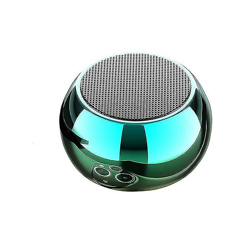 Mini pequeño altavoz inalámbrico portátil Bluetooth portátil para el hogar verde