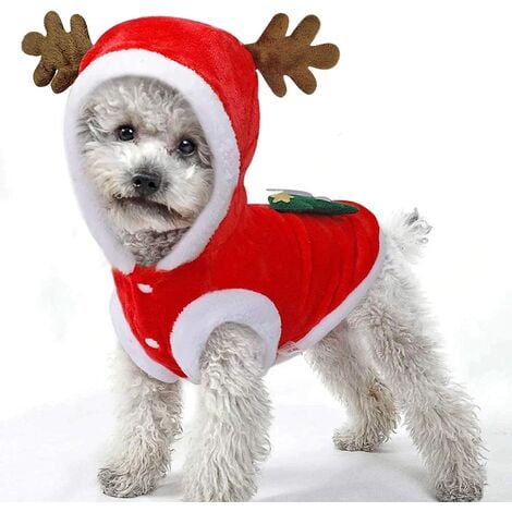 princesa Precaución Ondular Disfraz de Navidad para perro mascota, ropa para perros para perros pequeños  y gatos medianos (M)
