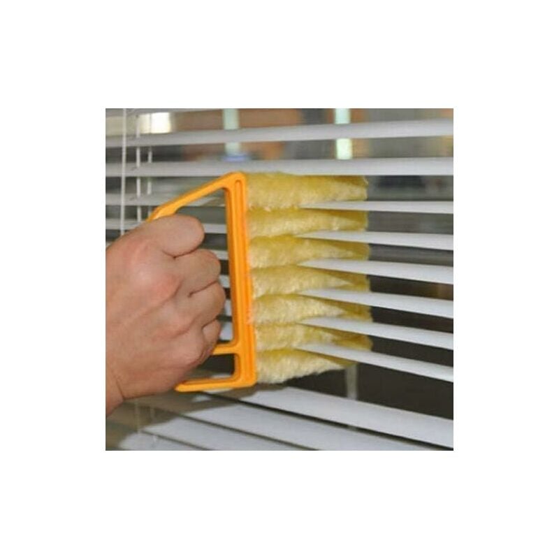 Herramienta de limpieza para persianas, Mini cepillo para polvo para persianas Cepillo para polvo de persiana veneciana Cepillo para polvo de ventana de aire acondicionado Duster Limpiador de suciedad Herramienta para el hogar $ Herramienta para limpiar el polvo de ventana lavable Mini cepillo para polvo para persiana Cepillo para polvo de persiana veneciana Cepillo para polvo de ventana para aire acondicionado Duster Dirt con 7 listones Herramienta de limpieza de cocina doméstica, Mini persiana Cepillo de limpieza de polvo Cepillo de persiana veneciano Ventana Aire acondicionado Herramienta de limpieza de suciedad