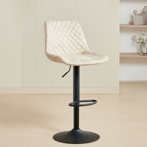 Metal bar stools with cushion top