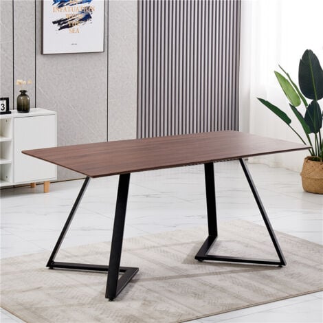 New 150cm Wooden Dining Table MDF Kitchen Home Furniture suit 4-8 people,only table