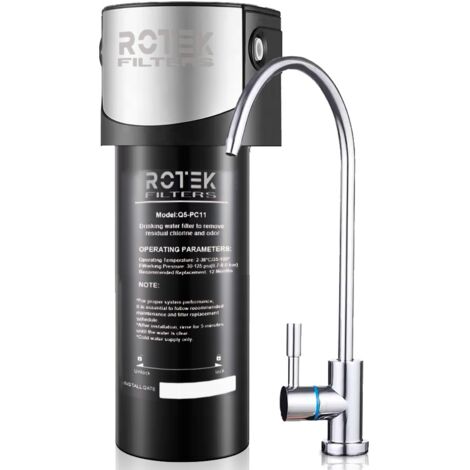 Untertisch-Wasserfiltersystem, das Schwermetalle, ROTEK
