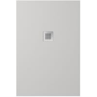 Piatto Doccia Rettangolare 70x160cm in Marmoresina Grigio Effetto Pietra Altezza 2,5cm Mod. Kos