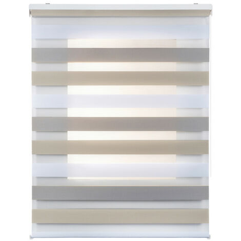 Doppelrollo, Duo Rollo, Dreifarbig, 100 x 180cm