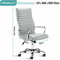 Office Chair | Ergonomic High Back Adjustable Chairs | UK | Dream Home Furniture