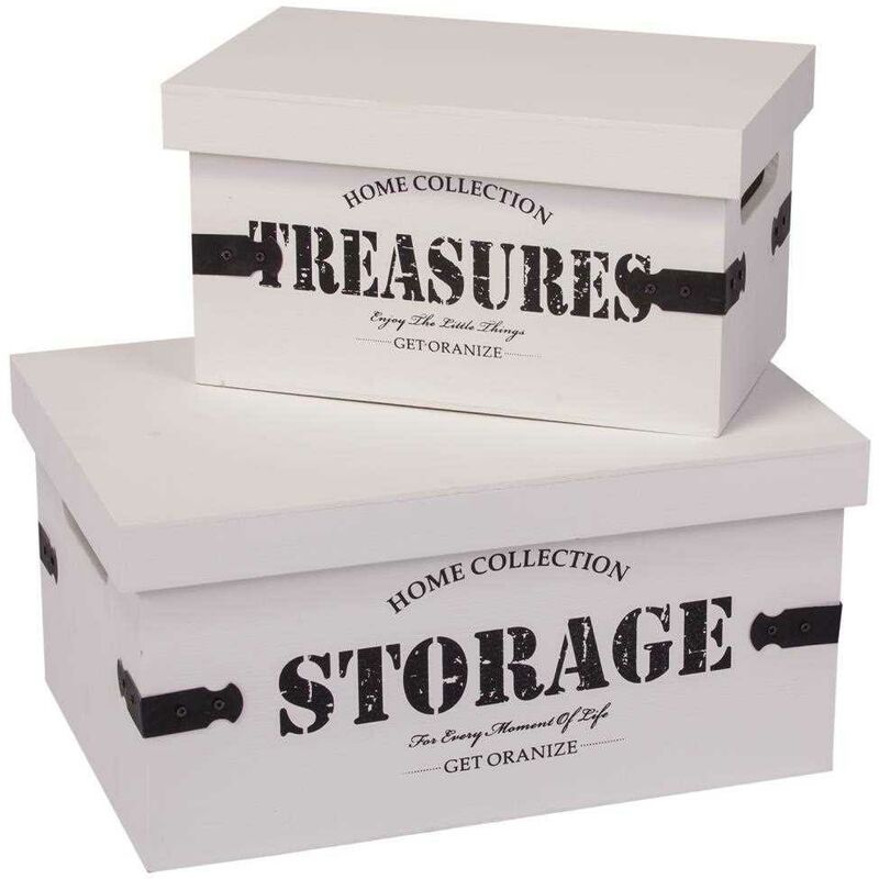 set de 12 cajas de almacenaje, con tapa, transparente, 33 x 23 x 12 cm  comprar online barato