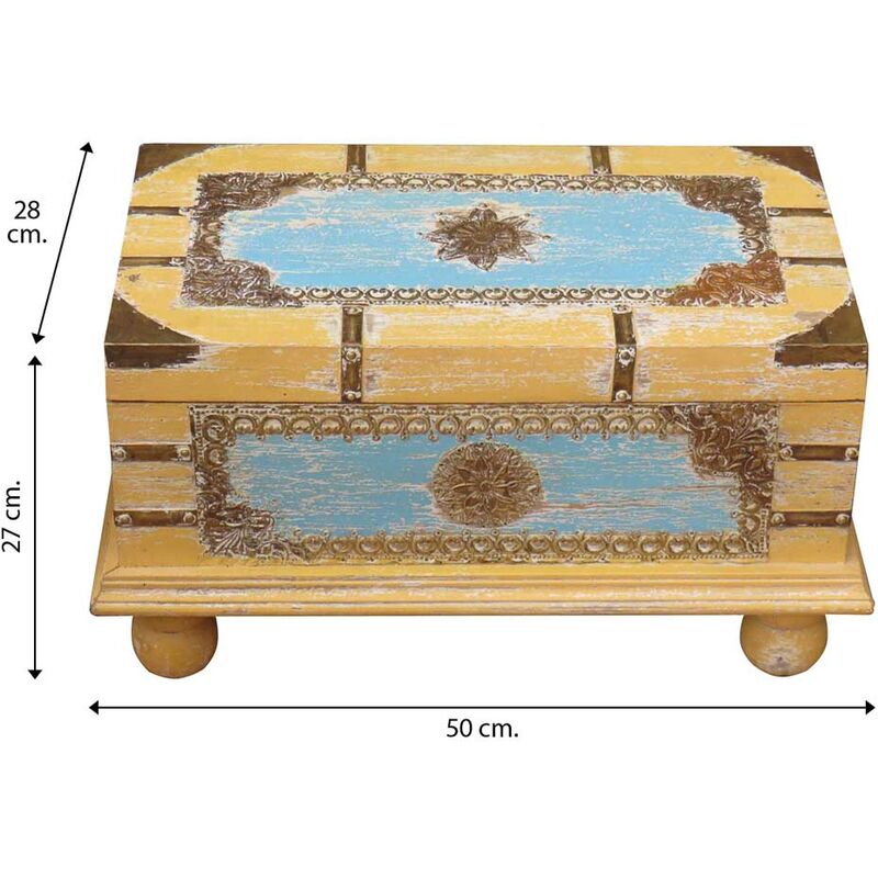 Gardebruk Caja de Almacenaje Metálica Arcón Exterior Baúl de Jardín 360L  Acero Galvanizado 120x62x63cm