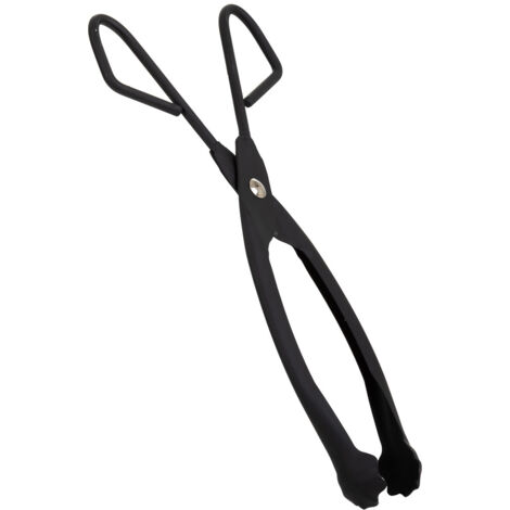 Tenazas para la chimenea de metal negro 45x10x02 (1/5)