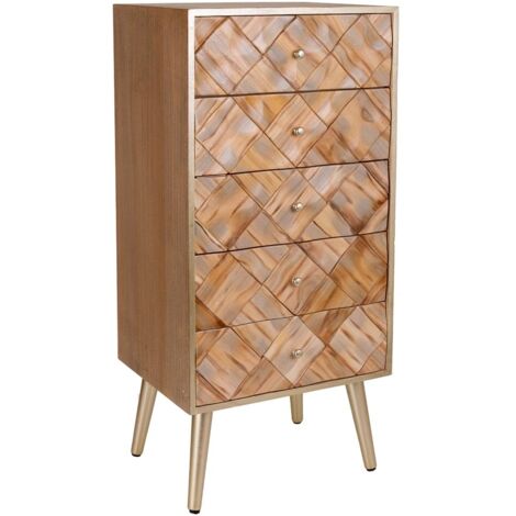 Sinfonier de madera marrón 44,5x34x93