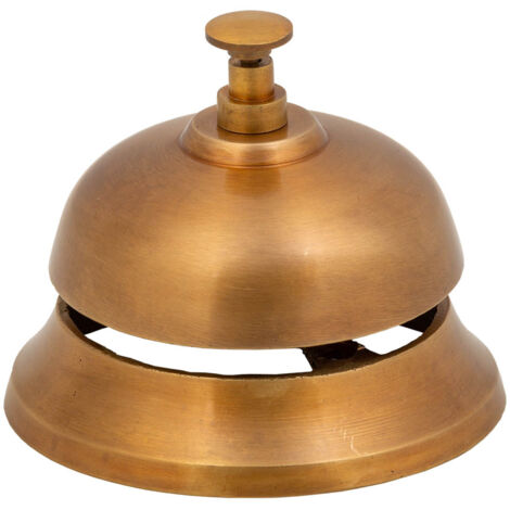 Timbre metal dorado d10 cm (1/5)
