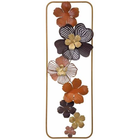 Mural decorativo de pared de metal 31,1x89,5x4,4 (1/5)