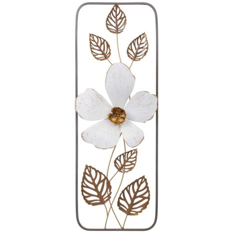 Mural decorativo de pared de metal 31,1x89,5x4,4 (1/5)