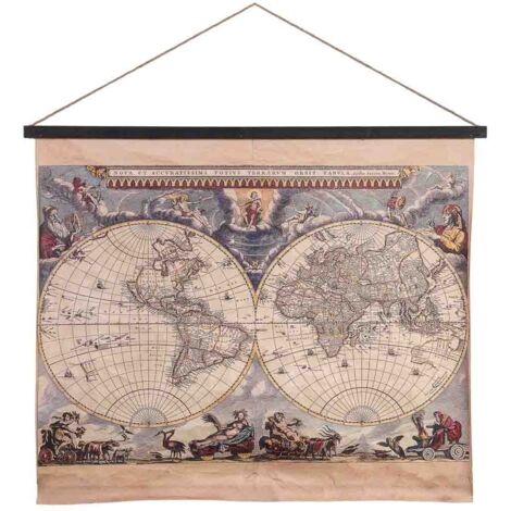 Lienzo pergamino de tela impresa 97x80x1,7h cm (1/5)