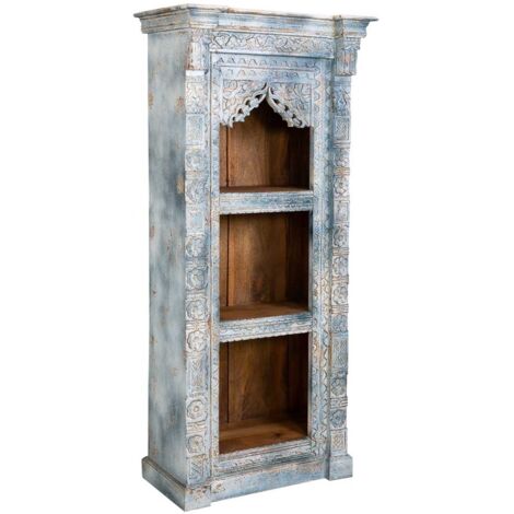 Estanteria de madera acabado artesanal 80x46x180h cm (1/5)