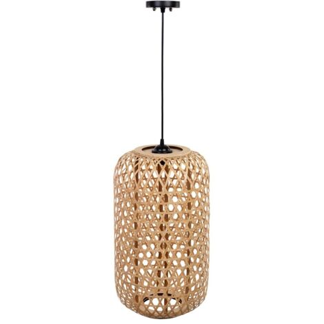 Lampara de techo de bambu D31x55 (1/5)