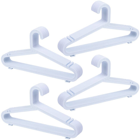 Percha de plastico blanca pack de 48 unidades 39.50x0.30x20.60h cm (1/5)