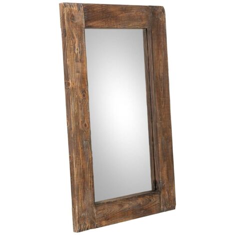 Espejo de madera 120x76x04h cm