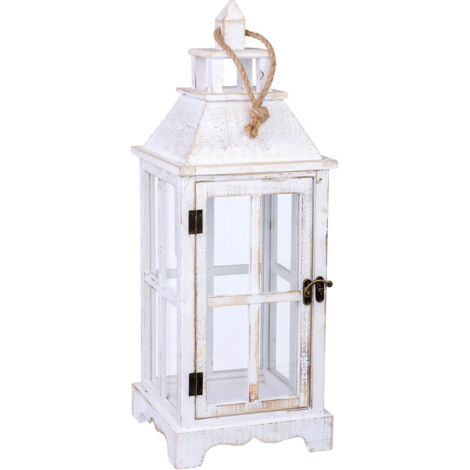 Farol de madera 24x24x68h cm (1/5)