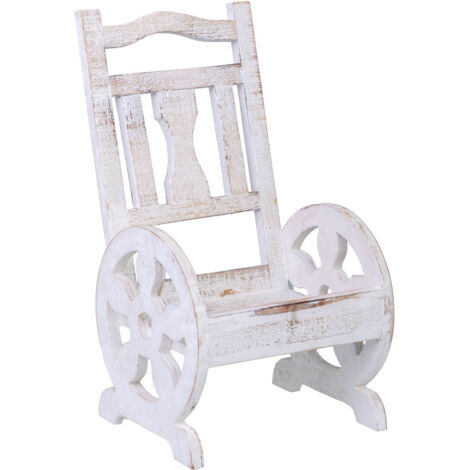 Soporte macetero de madera 20x17x36h cm (1/5)