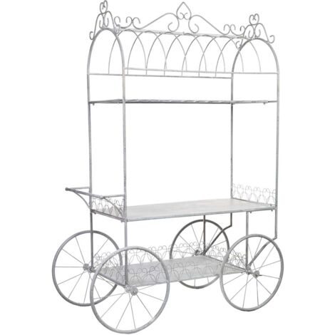 Carro expositor de metal 161.93x90.17x246.38h cm (1/5)