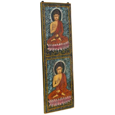 Panel decorativo de madera multicolor, 53x3x183h cm (1/5)