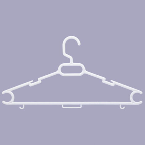 Caja percha mega blanca de 132 uds 42,20x0,73x21h cm (1/5)