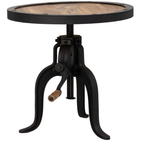 Mesa de altura regulable natural D51x48 (1/5)