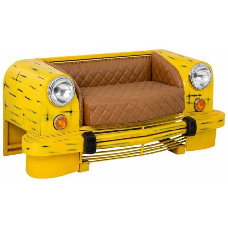 Sofa coche amarillo 154x76x70 (1/5)