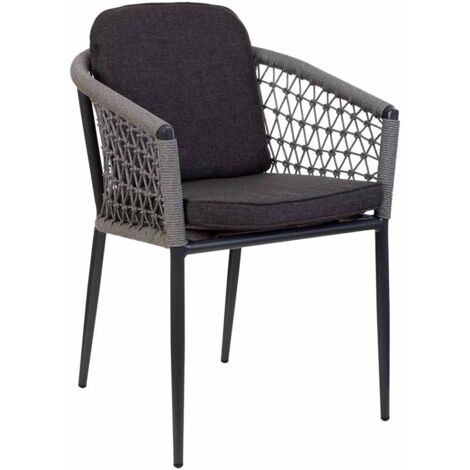 Silla de cuerda gris 57x62x79 (1/5)